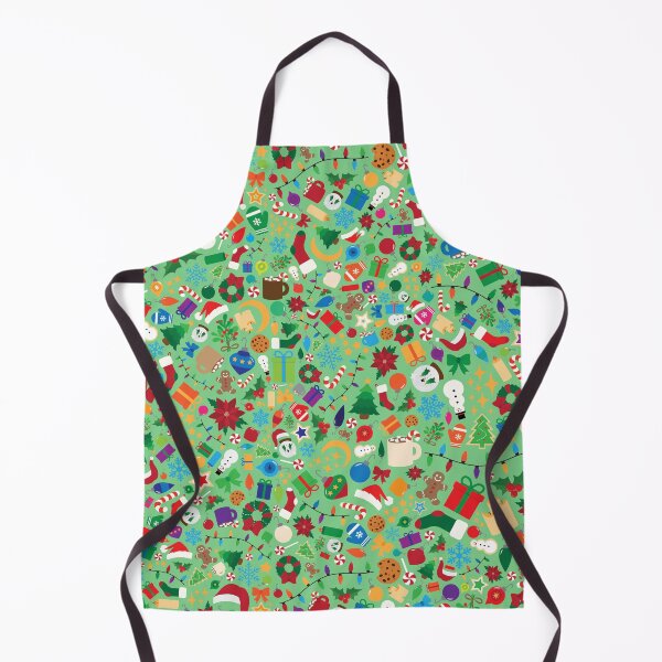 Item preview, Green Christmas Pattern designed and sold by Madeleine Hogue.