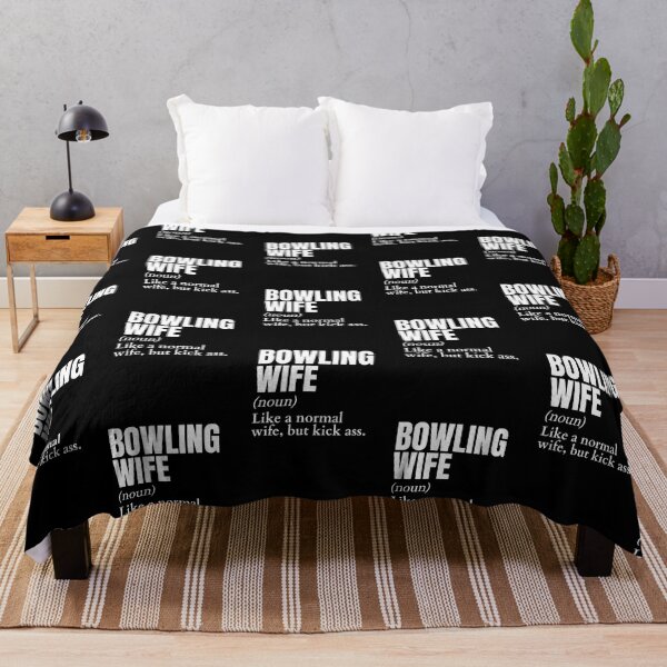 Item preview, Funny Kick Ass Bowling Wife Definition designed and sold by LaughingHorseCo.