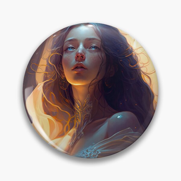 Item preview, Particles of the Stellar Goddess A Fantasy Digital Painting designed and sold by oanaunciuleanu.