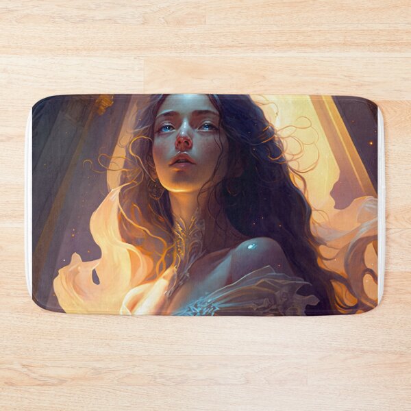 Item preview, Particles of the Stellar Goddess A Fantasy Digital Painting designed and sold by oanaunciuleanu.