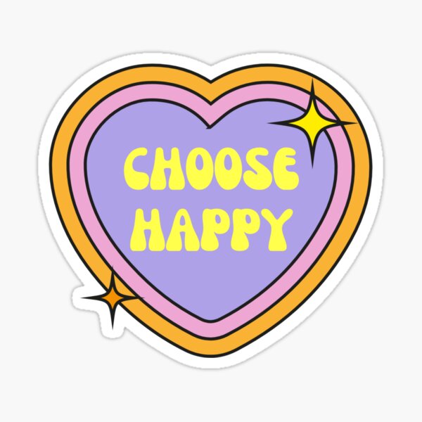 Happy Heart Sticker