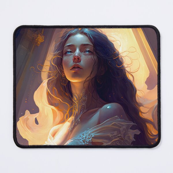 Item preview, Particles of the Stellar Goddess A Fantasy Digital Painting designed and sold by oanaunciuleanu.