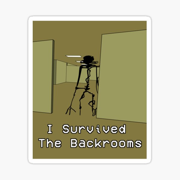 Item preview, I Survived The Backrooms   designed and sold by SunrisegiftUSZ.