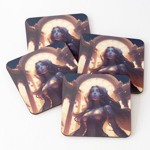 Item preview, Particles of the Stellar Goddess A Fantasy Digital Painting designed and sold by oanaunciuleanu.