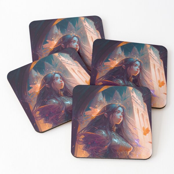Item preview, Particles of the Stellar Goddess A Fantasy Digital Painting designed and sold by oanaunciuleanu.