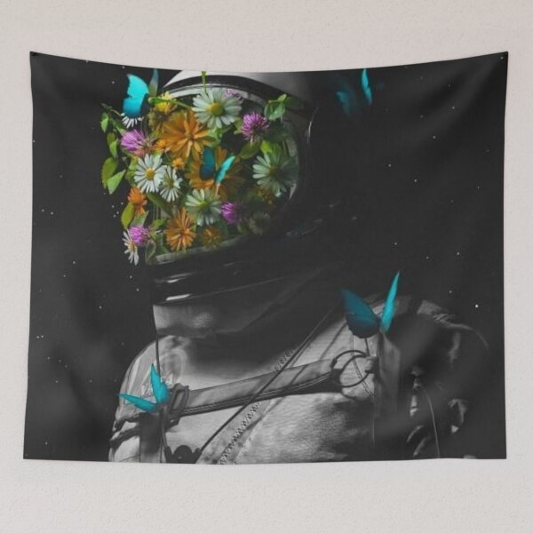 Item preview, Flower Head astronaut designed and sold by Grind107.