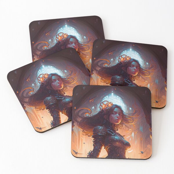 Item preview, Particles of the Stellar Goddess A Fantasy Digital Painting designed and sold by oanaunciuleanu.