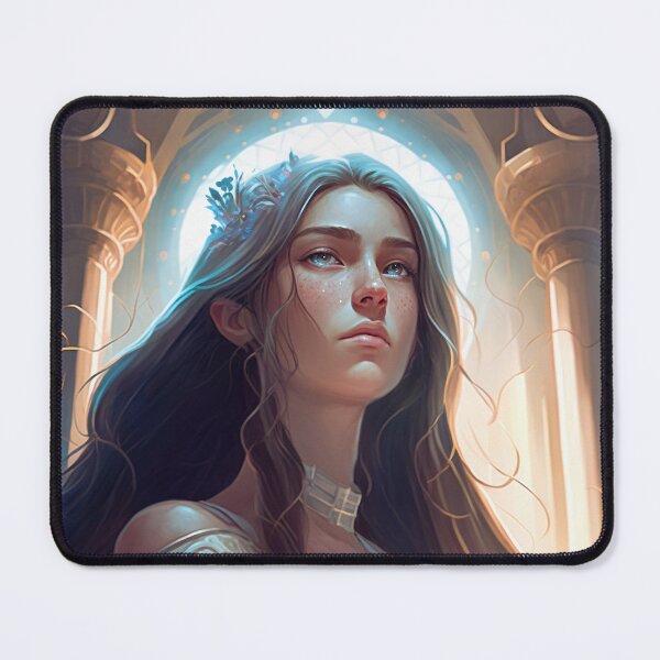 Item preview, Particles of the Stellar Goddess A Fantasy Digital Painting designed and sold by oanaunciuleanu.