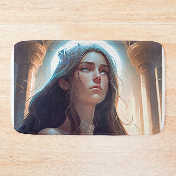Item preview, Particles of the Stellar Goddess A Fantasy Digital Painting designed and sold by oanaunciuleanu.