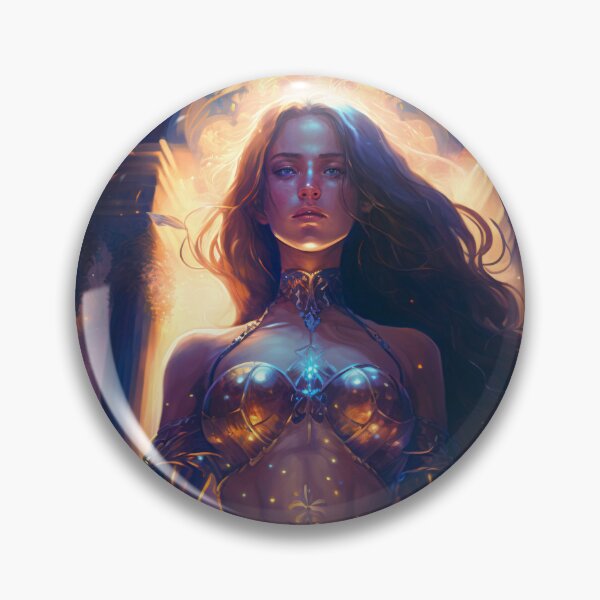 Item preview, Particles of the Stellar Goddess A Fantasy Digital Painting designed and sold by oanaunciuleanu.