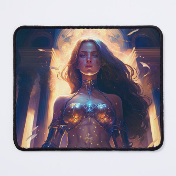 Item preview, Particles of the Stellar Goddess A Fantasy Digital Painting designed and sold by oanaunciuleanu.