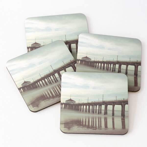 Item preview, Manhattan Beach Pier Long Exposure Print designed and sold by DankDank420.