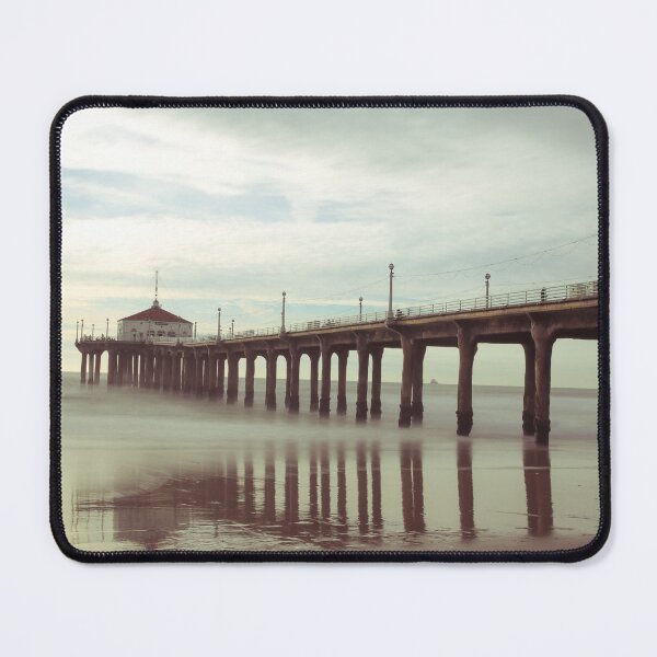 Item preview, Manhattan Beach Pier Long Exposure Print designed and sold by DankDank420.