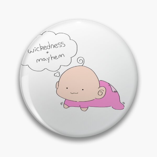 Item preview, wickedness and mayhem baby designed and sold by mulbunnie.