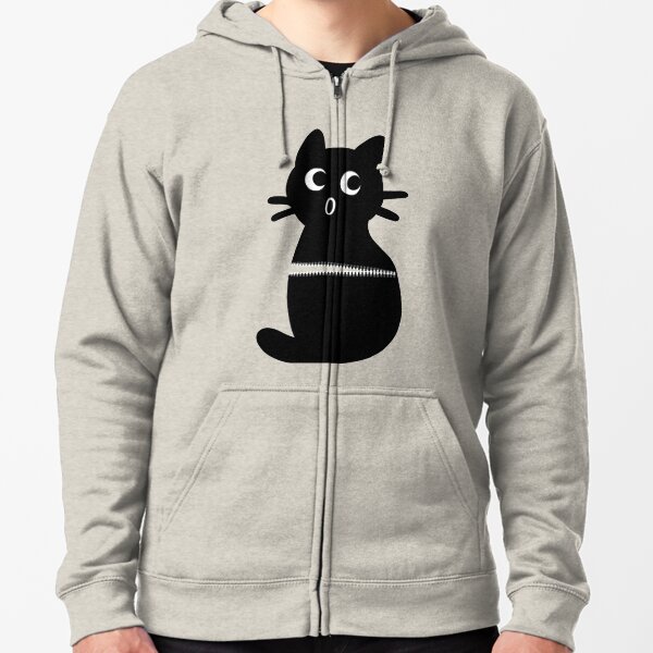 Cat Zipper Sweatshirts & Hoodies for Sale | Redbubble