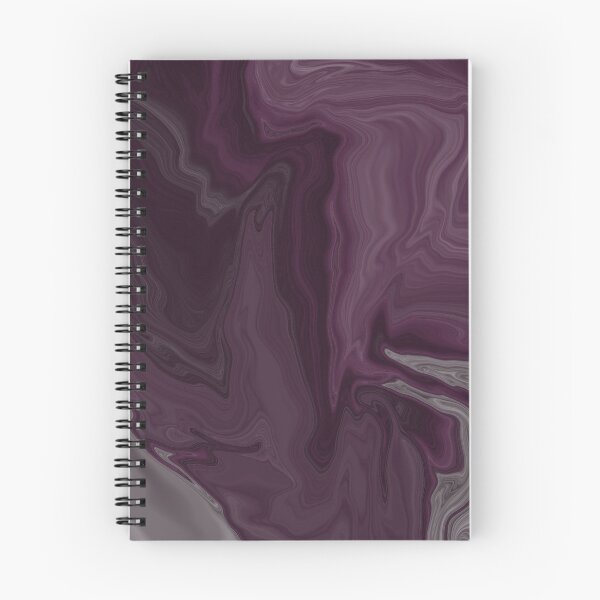 Aperçu de l'œuvre Marbre Fluide Liquéfié Art_Violet et Noir créée et vendue par Pamela Cassidy.