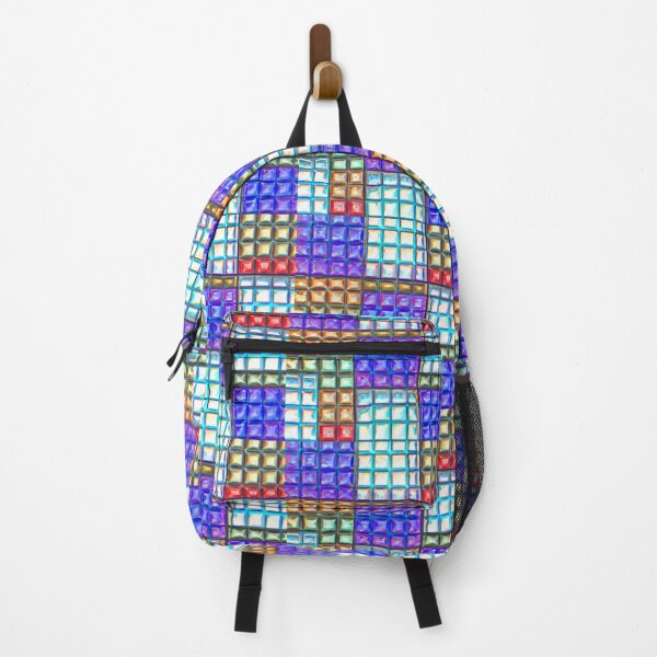 Item preview, Geometric Mosaic Bead Tile AI Seamless Pattern designed and sold by KLP-Magick.