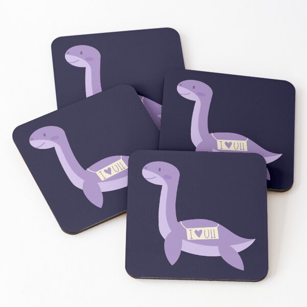 Item preview, Valentines Dinosaurs - Purple Water Dinosaur designed and sold by stylishdzign.