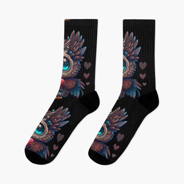 Item preview, Cyberpunk owl heart designed and sold by JoRealm.