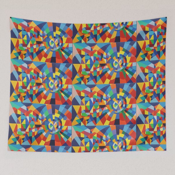 Item preview, The Geometric Illusion of The Art of Geometry  [AI generated, AI art ,schoolbag aesthetic ] designed and sold by 3ac-Arts.
