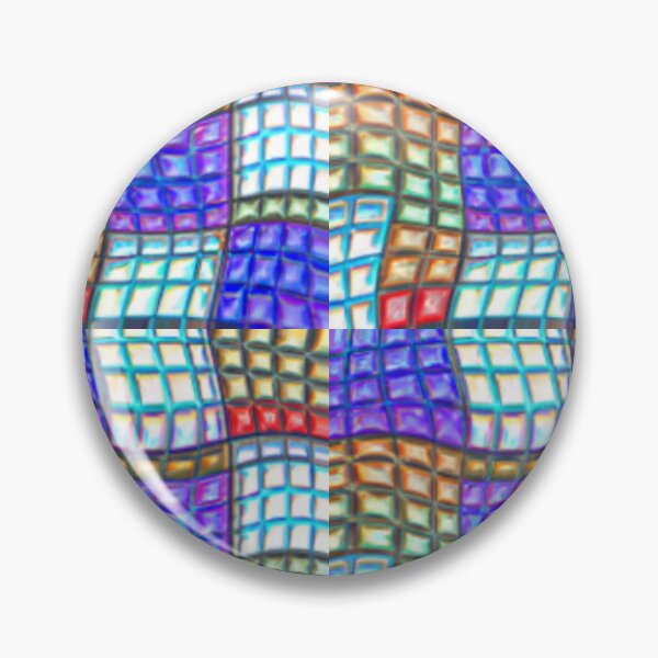 Item preview, Geometric Weave, Mosaic Bead Tile, AI Seamless Pattern designed and sold by KLP-Magick.