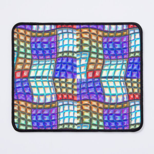 Item preview, Geometric Weave, Mosaic Bead Tile, AI Seamless Pattern designed and sold by KLP-Magick.