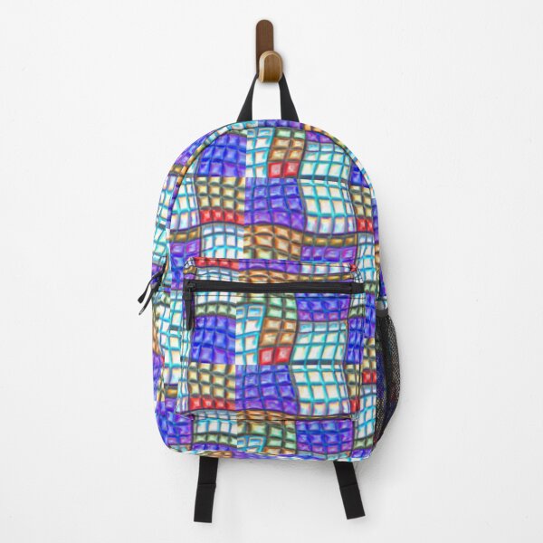 Item preview, Geometric Weave, Mosaic Bead Tile, AI Seamless Pattern designed and sold by KLP-Magick.