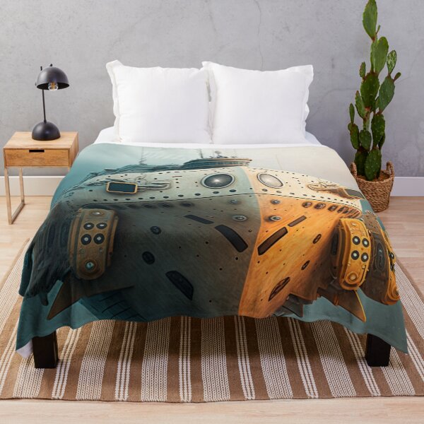 Item preview, The Unknown Ship Canvas Print Colorful Modern Digital Art designed and sold by Acnologiaa.