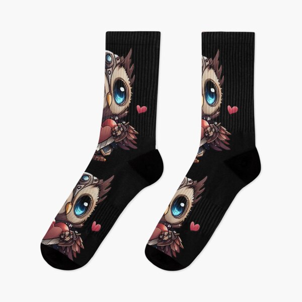 Item preview, Cyberpunk owl heart designed and sold by JoRealm.