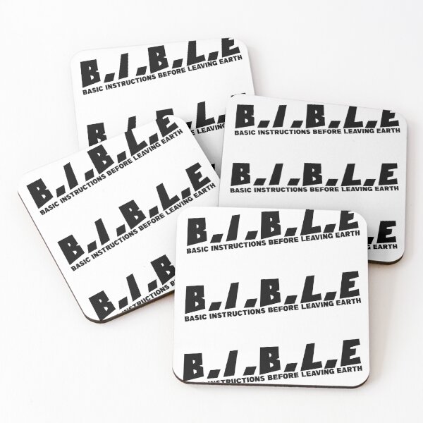 Item preview, B.I.B.L.E BASIC INSTRUCTIONS BEFORE LEAVING EARTH designed and sold by CRINGEWORTHY TEES.
