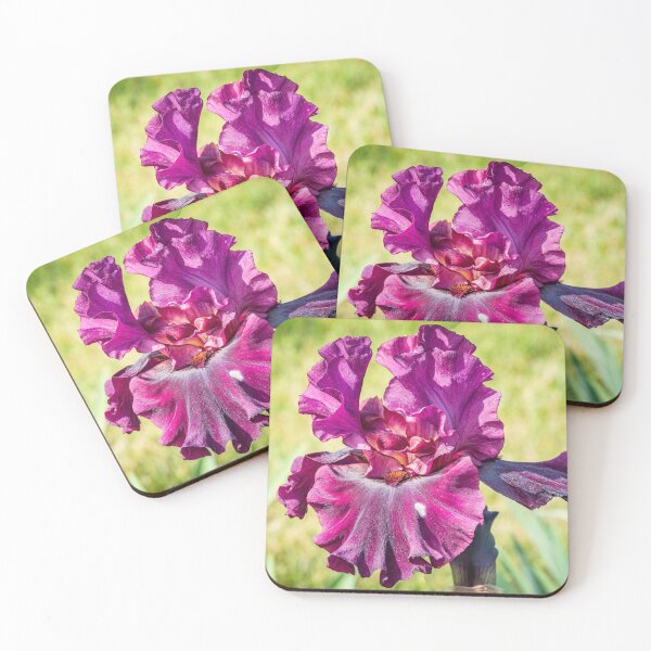 Item preview, Plum Iris Flower designed and sold by TrulyLoveNature.