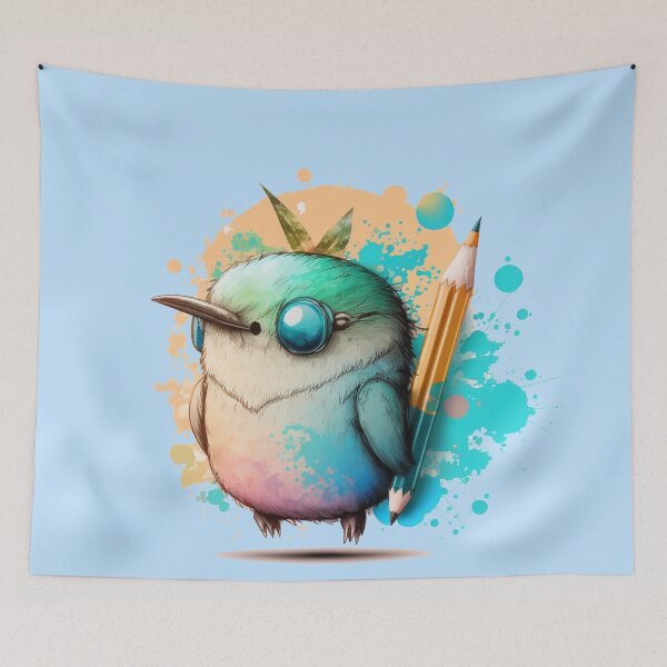 Item preview, cute kiwi bird designed and sold by daskfor.