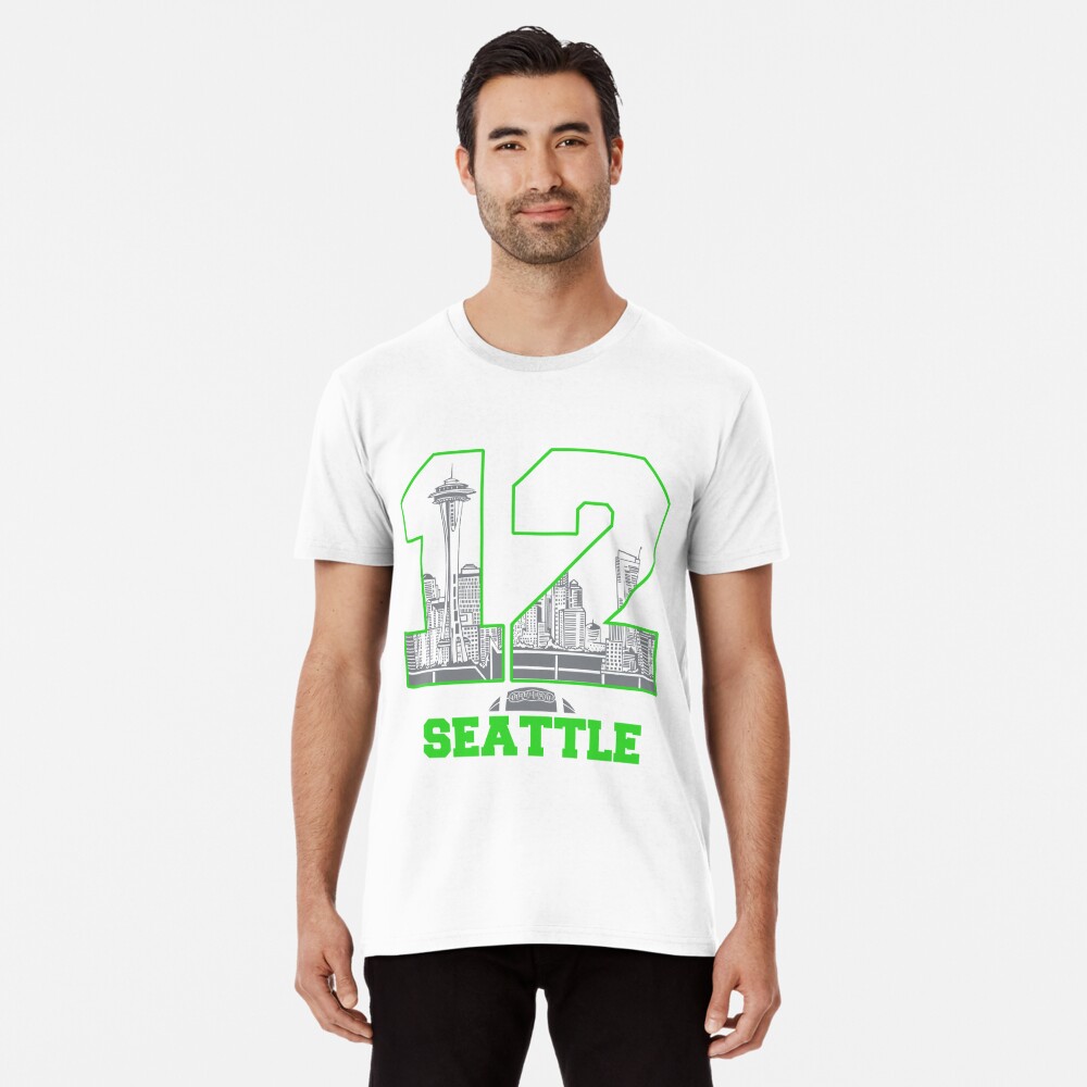 Seattle Seahawks 12th Man Art T-Shirt