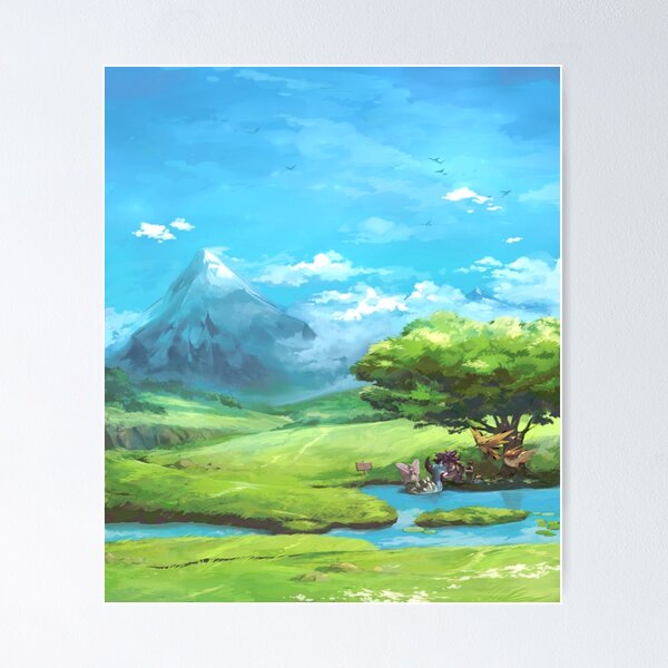 Item preview, Beautiful Pokemon Background designed and sold by Flobien.