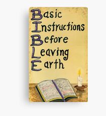 Meaning Of The Bible Canvas Print