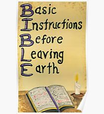 Meaning Of The Bible Poster