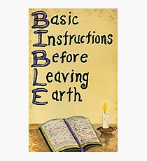 Meaning Of The Bible Photographic Print