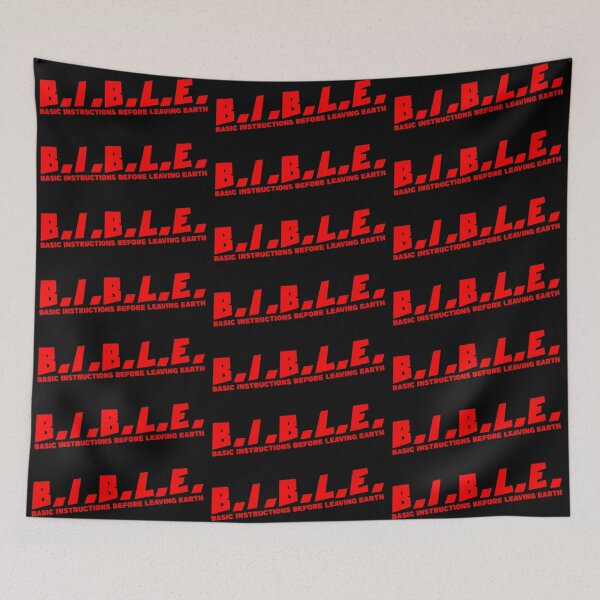 Item preview, B.I.B.L.E. BASIC INSTRUCTIONS BEFORE LEAVING EARTH designed and sold by CRINGEWORTHY TEES.
