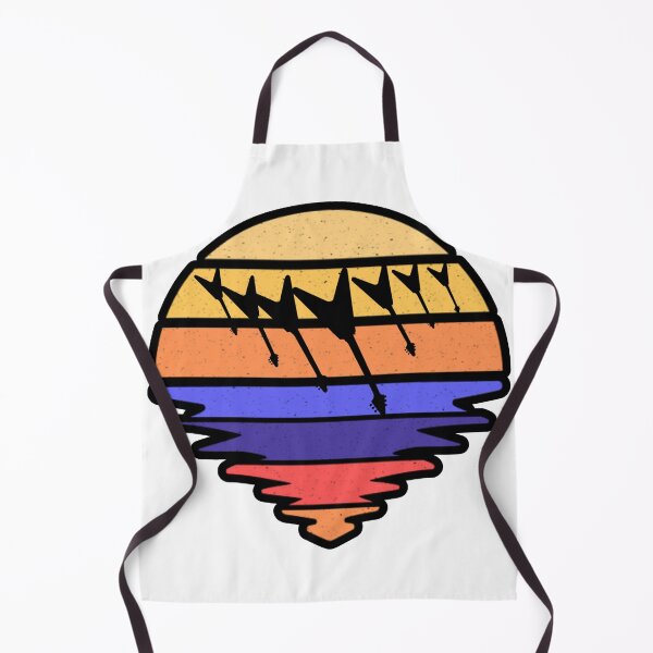 Item preview, Vintage Sunset Flying Birds Silhouette designed and sold by SilverAndGolden.