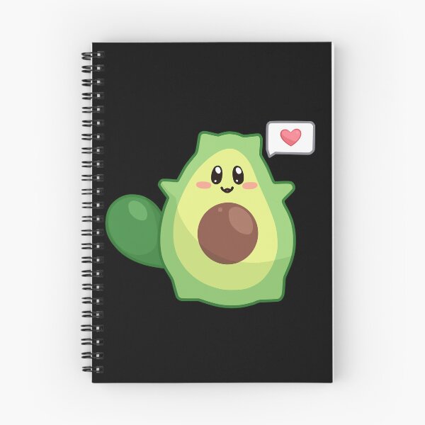 Item preview, kawaii avocado cat perfect for cat and avocado lovers designed and sold by ZerpaGiovanna.