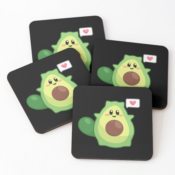 Item preview, kawaii avocado cat perfect for cat and avocado lovers designed and sold by ZerpaGiovanna.