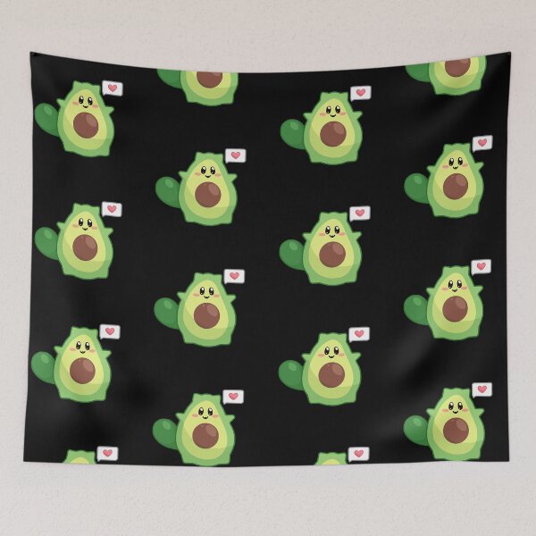 Item preview, kawaii avocado cat perfect for cat and avocado lovers designed and sold by ZerpaGiovanna.