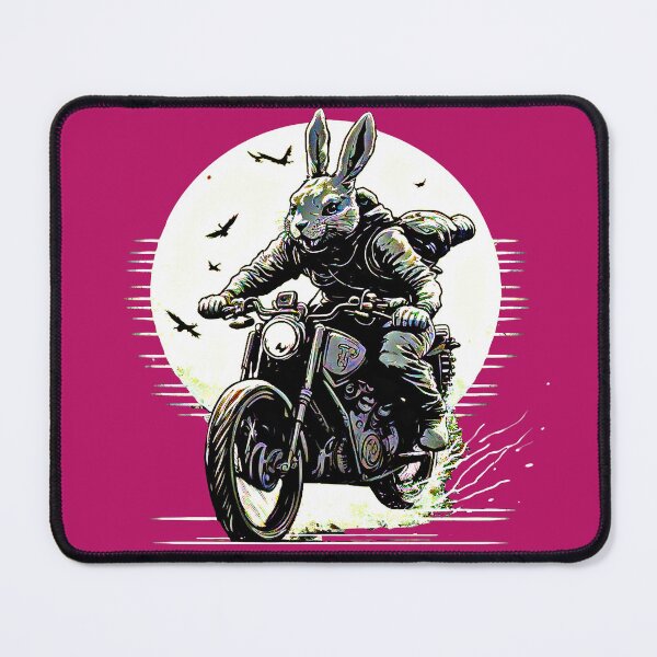 Item preview, Rabbit Biker designed and sold by Pondfly-Artwork.