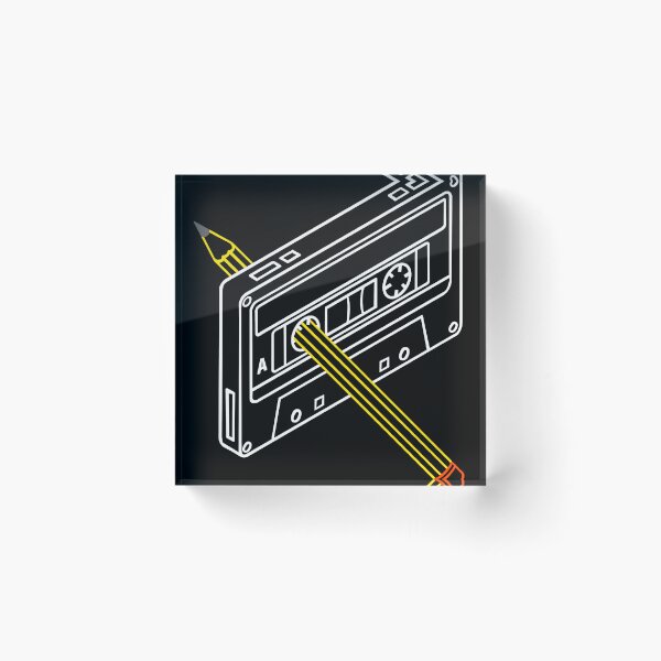 Item preview, Rewind audio cassette with pencil designed and sold by clingcling.