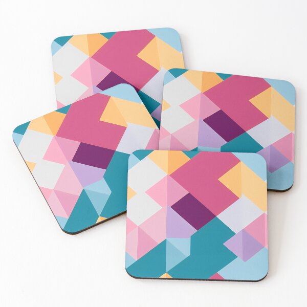 Item preview, Abstract Geometric Pattern, pastel color scheme designed and sold by Artilize.