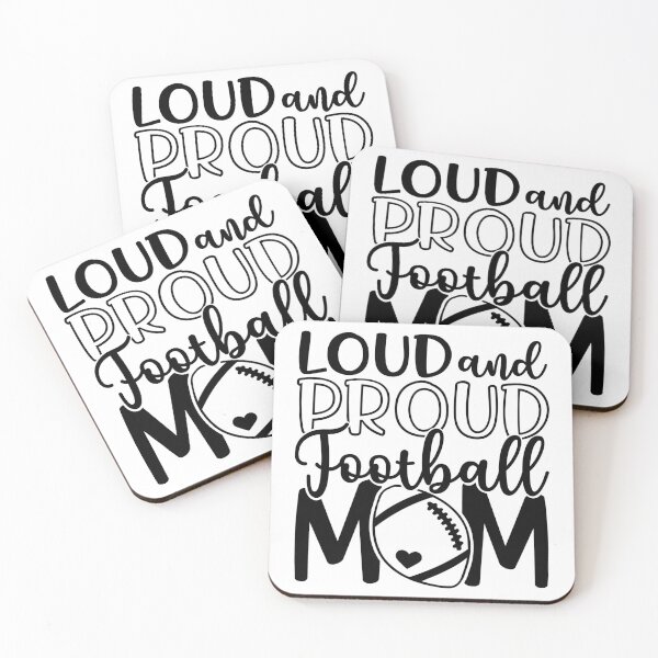 Item preview, Loud And Proud Football Mom designed and sold by TJR-Production.