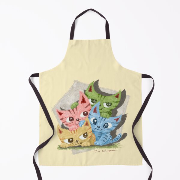 Item preview, group of colorful cats designed and sold by Toru Sanogawa.