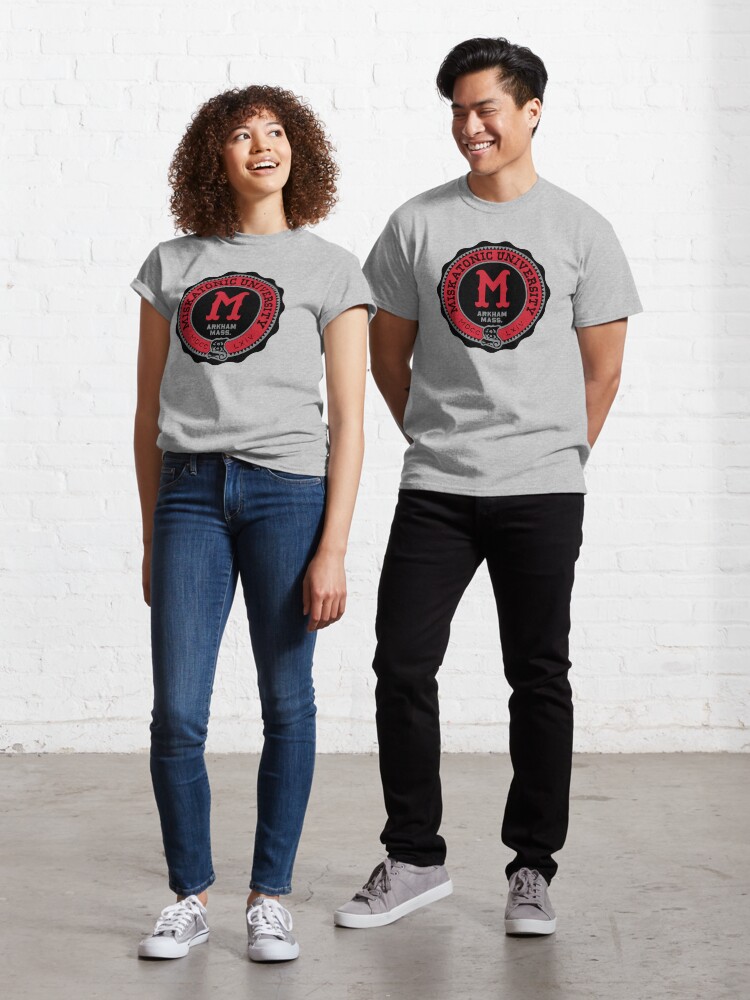 Thumbnail 1 of 7, Classic T-Shirt, Miskatonic University Pin designed and sold by HPLHS.