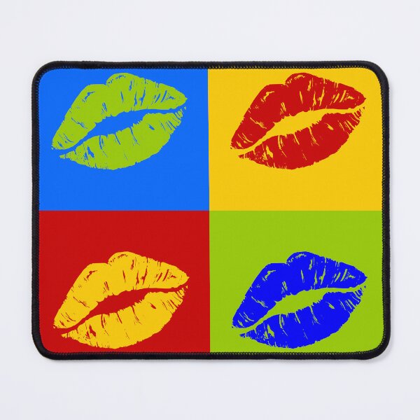 Item preview, Pop Art Square Style Kiss designed and sold by ondrejcreates.