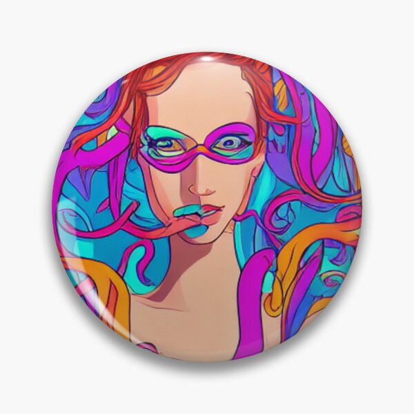 Item preview, Psychedelic Artwork Woman with Tentacles designed and sold by Mindscyther.